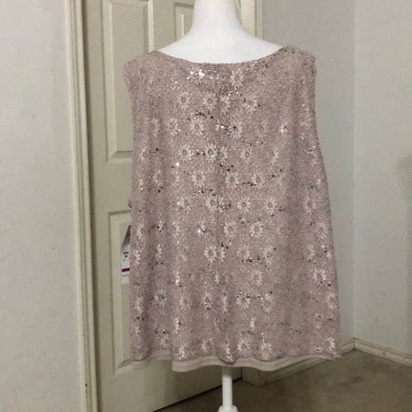 Onyx Plus Size Sequin-Lace Jacket - Picture 5 of 7